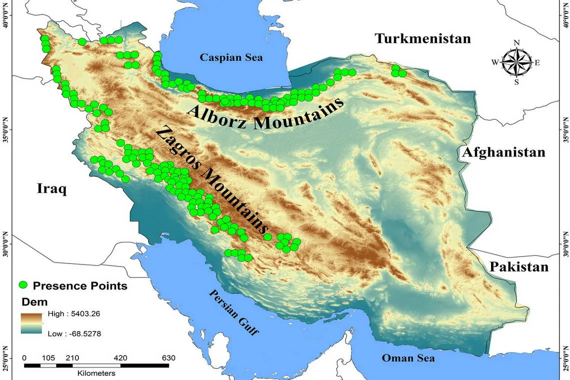 Zagros mountain range in southwestern Iran — the terrain where the F-15E went down on April 3 2026